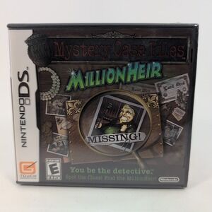Nintendo‎ DS Mystery Case Files: MillionHeir Million Heir - New Factory Sealed